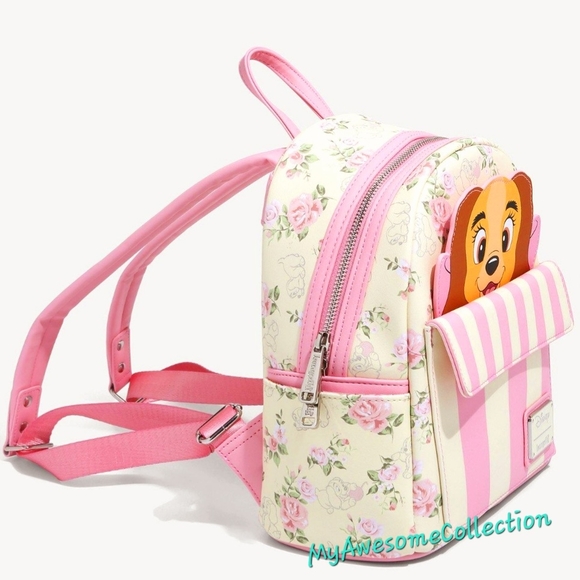 Disney Kids Backpack - Pink and White - Picture 3 of 5